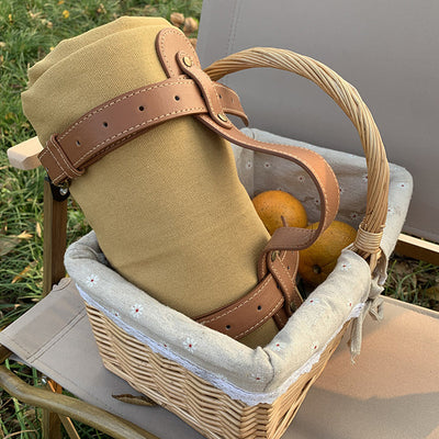 Manta de Picnic Premium con Asa de Cuero - Diseño Minimalista y Elegante - Image 16