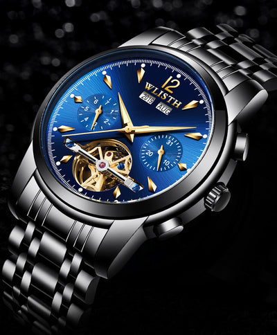 Reloj Mecánico Automático Multifunción Estilo Empresarial Coreano para Hombre - Image 12