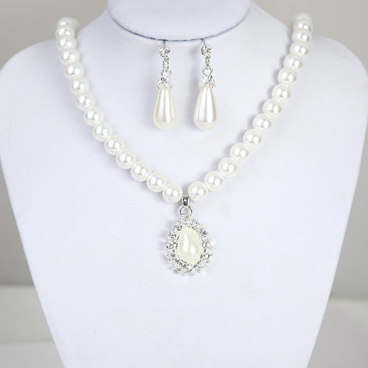 Conjunto de Collar de Perlas Elegante - Image 9