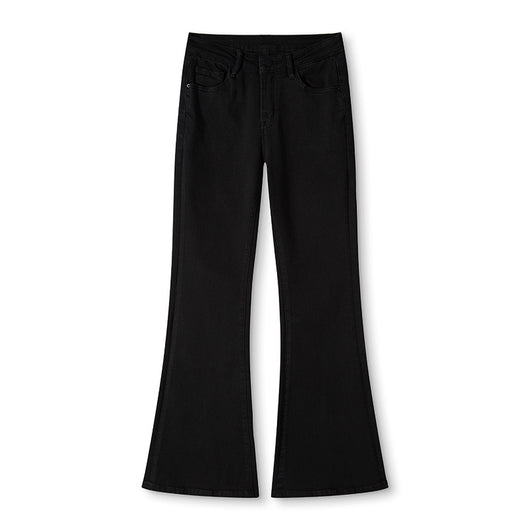 Pantalones Vaqueros Acampanados Talle Alto Elásticos Efecto Adelgazante - Image 11