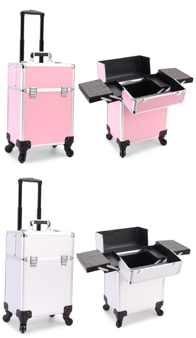 Carrito Profesional de Maquillaje y Cosméticos con Almacenamiento Amplio - Image 18