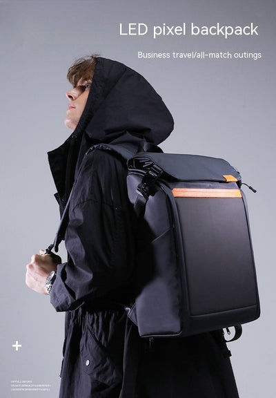 Mochila LED Inteligente con Proyección Bluetooth para Ciclismo - Image 15