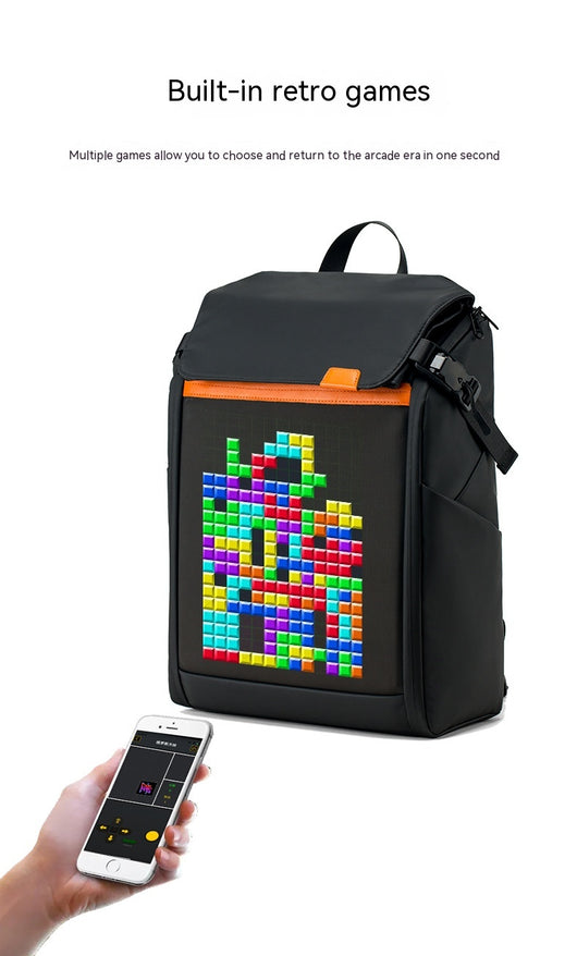 Mochila LED Inteligente con Proyección Bluetooth para Ciclismo - Image 22