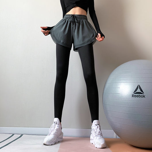 Pantalones de Cintura Alta con Efecto Dos Piezas - Image 23