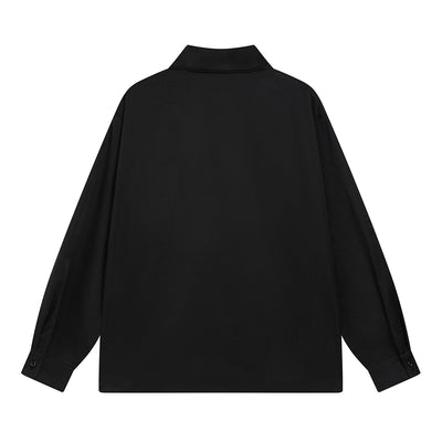 Camisa Estampada Manga Larga Holgada Casual Estilo Europeo Americano para Hombre - Image 23