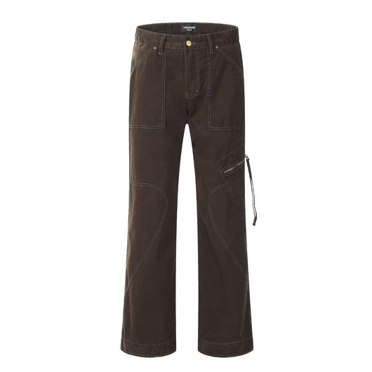 Pantalones Rectos Holgados de Cintura Alta - Estilo Casual Moderno - Image 19