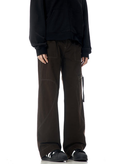 Pantalones Rectos Holgados de Cintura Alta - Estilo Casual Moderno - Image 22