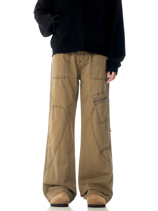 Pantalones Rectos Holgados de Cintura Alta - Estilo Casual Moderno - Image 23
