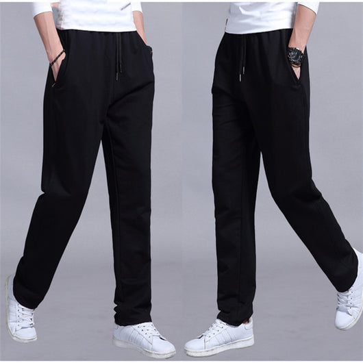 Pantalones Deportivos Casuales para Hombre Talla Grande - Corte Recto Otoño Primavera - Image 12