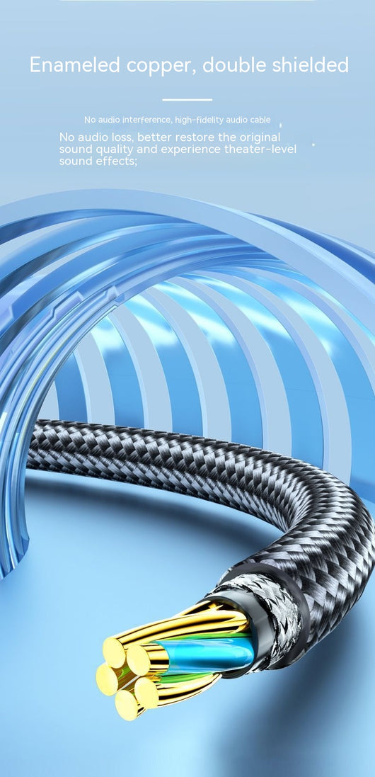 Cable de Audio Auxiliar 3.5mm de Alta Fidelidad para Auto y Celular - Image 18