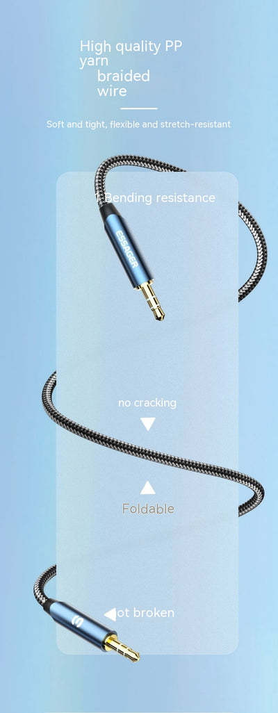 Cable de Audio Auxiliar 3.5mm de Alta Fidelidad para Auto y Celular - Image 19