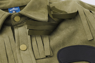 Chaqueta con Parches Bordados de Pistola - Manga Larga - Image 35