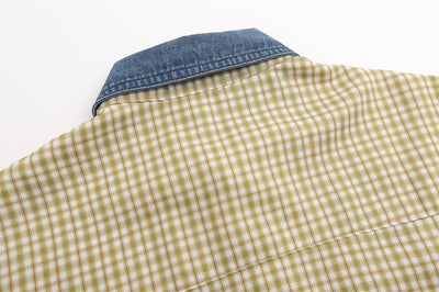 Camisa Casual de Solapas Contrastadas - Abrigo Ligero Versátil - Image 26
