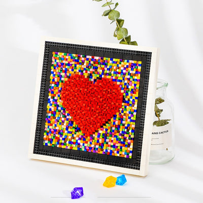 Kit DIY Decorativo Pixel Art Corazón para Parejas - Image 7