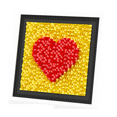 Kit DIY Decorativo Pixel Art Corazón para Parejas - Image 9