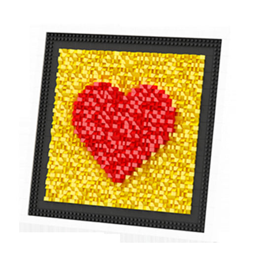 Kit DIY Decorativo Pixel Art Corazón para Parejas - Image 9
