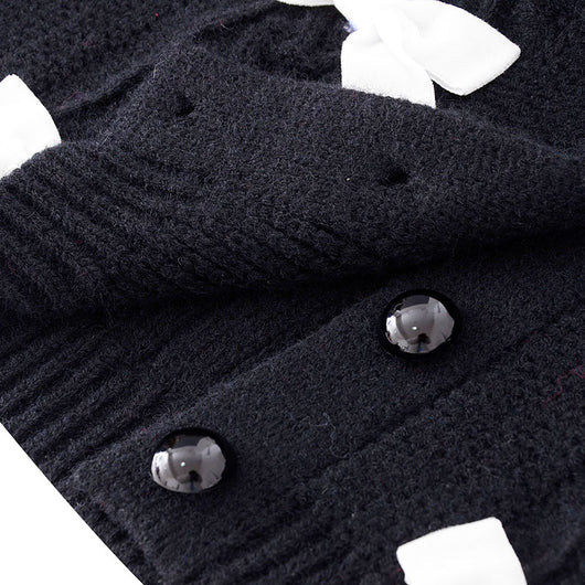 Cardigan Tejido con Moño Elegante - Corte Suelto para Mujer - Image 6