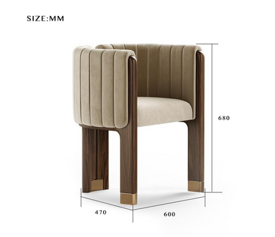 Silla de Comedor Minimalista en Madera de Fresno Macizo - Image 6