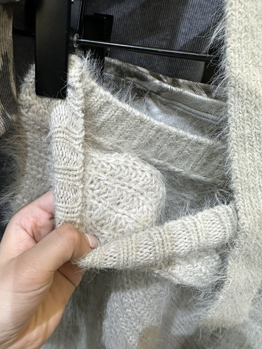 Blusa Corta de Imitación Mohair para Otoño e Invierno - Image 14