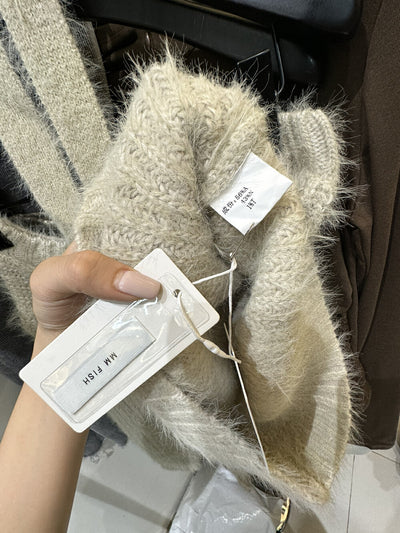 Blusa Corta de Imitación Mohair para Otoño e Invierno - Image 17