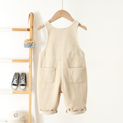 Enterizo de Pana con Tirantes y Bordado Love para Niños y Niñas - Image 39