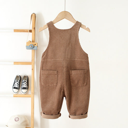 Enterizo de Pana con Tirantes y Bordado Love para Niños y Niñas - Image 40