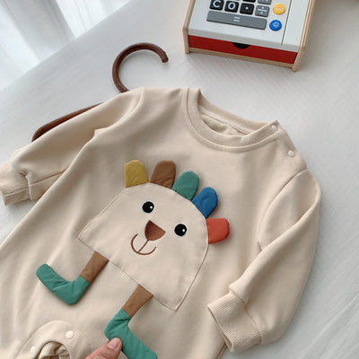 Pijama Enterizo Coreano para Bebé - Diseño Adorable para Gatear - Image 18