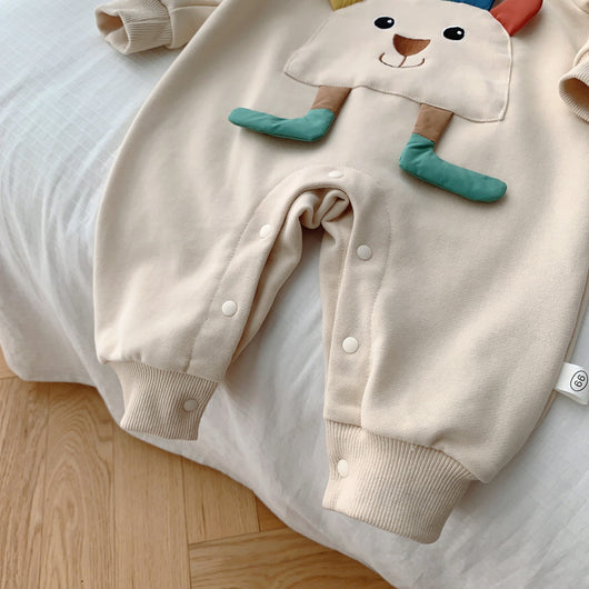 Pijama Enterizo Coreano para Bebé - Diseño Adorable para Gatear - Image 19