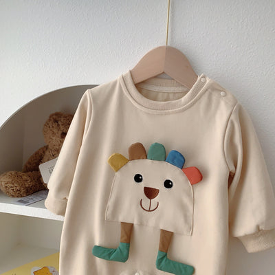 Pijama Enterizo Coreano para Bebé - Diseño Adorable para Gatear - Image 23