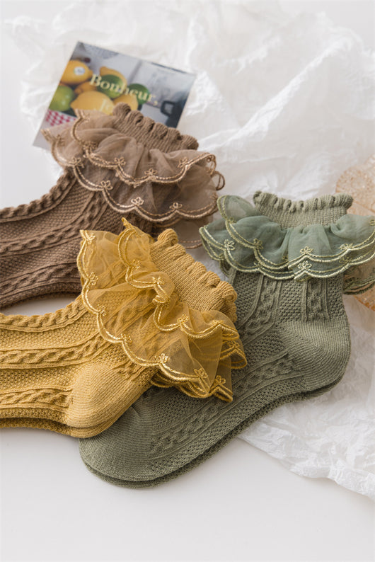 Calcetines Lolita con Encaje para Niñas - Image 16