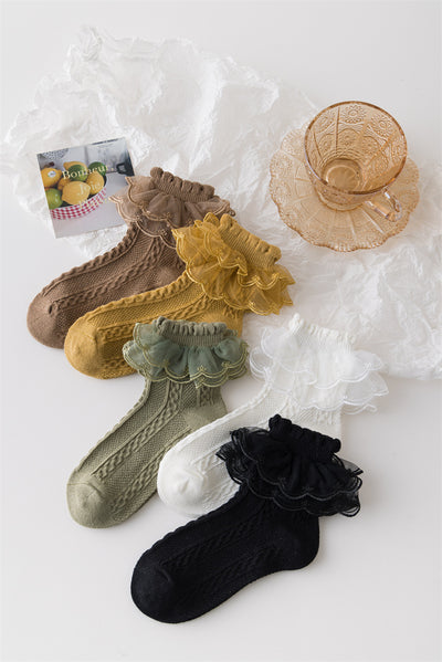 Calcetines Lolita con Encaje para Niñas - Image 19