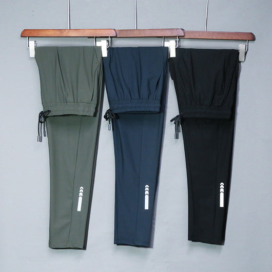 Pantalones Deportivos Ice Silk Stretch para Hombre - Comodidad Outdoor - Image 10