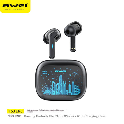 Auriculares Inalámbricos AWEI T53ANC con Cancelación Activa de Ruido - Image 20