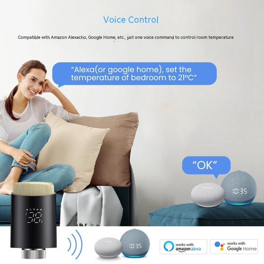 Válvula Termostática Inteligente WiFi con Control Remoto por App - Image 22