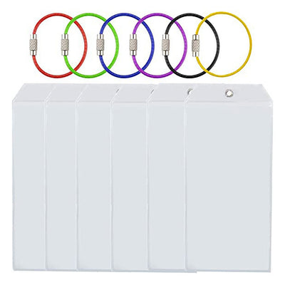 Identificador de Equipaje Vertical Transparente Impermeable con Cierre Seguro - Image 20