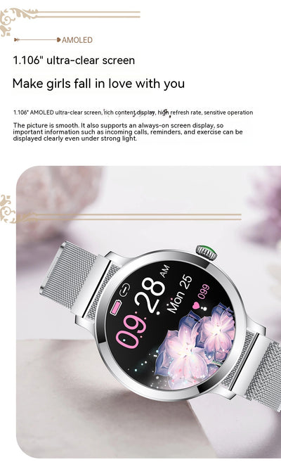 Reloj Inteligente AMOLED con Monitor de Presión Arterial y Llamadas Bluetooth - Image 10