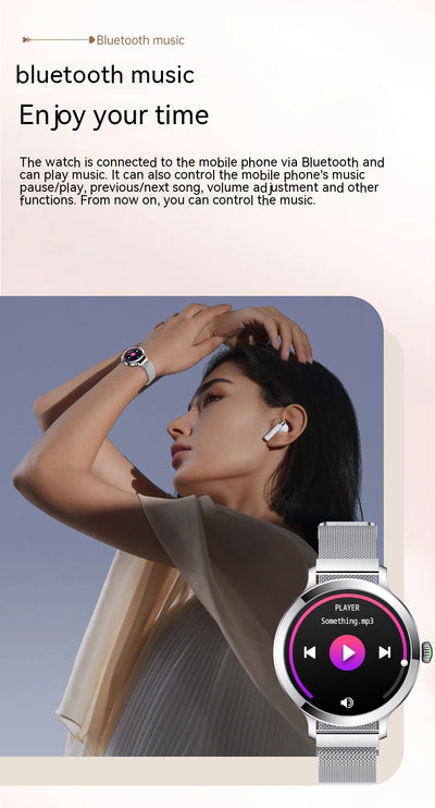 Reloj Inteligente AMOLED con Monitor de Presión Arterial y Llamadas Bluetooth - Image 16