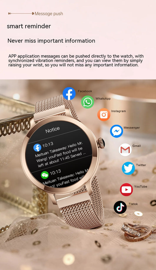 Reloj Inteligente AMOLED con Monitor de Presión Arterial y Llamadas Bluetooth - Image 17