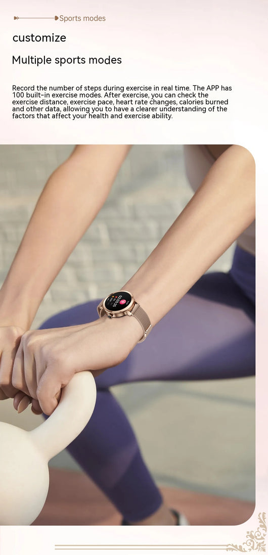 Reloj Inteligente AMOLED con Monitor de Presión Arterial y Llamadas Bluetooth - Image 20