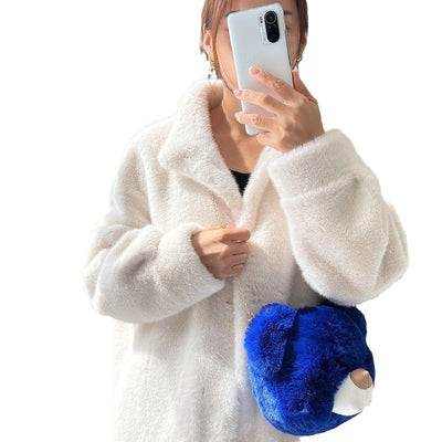 Abrigo de Piel de Visón con Protección Ambiental para Mujer - Image 19