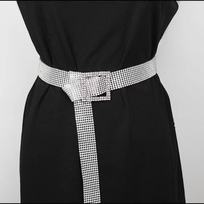 Cinturón de Moda para Mujer con Diamantes y Strass Brillante - Image 17