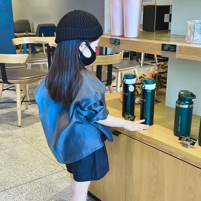 Gorro Infantil de Lana Tejida Otoño Invierno - Diseño Cáscara de Melón - Image 25