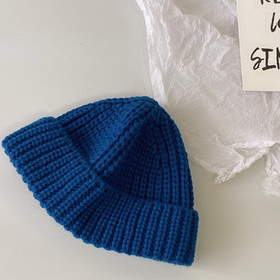 Gorro Infantil de Lana Tejida Otoño Invierno - Diseño Cáscara de Melón - Image 26
