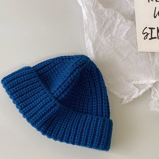 Gorro Infantil de Lana Tejida Otoño Invierno - Diseño Cáscara de Melón - Image 26