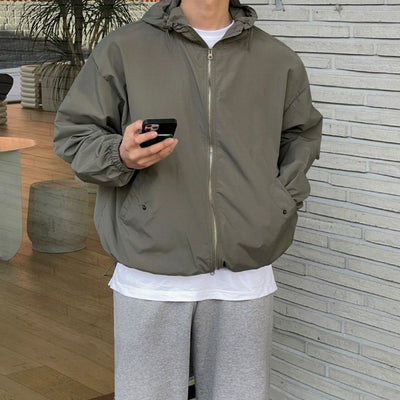 Chamarra Deportiva Hombre Otoño Estilo Coreano Suelta Casual Workwear - Image 10