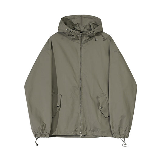 Chamarra Deportiva Hombre Otoño Estilo Coreano Suelta Casual Workwear - Image 11