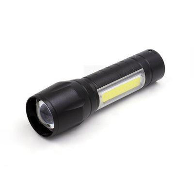 Linterna LED Recargable USB con Zoom y Función COB para Camping - Image 10