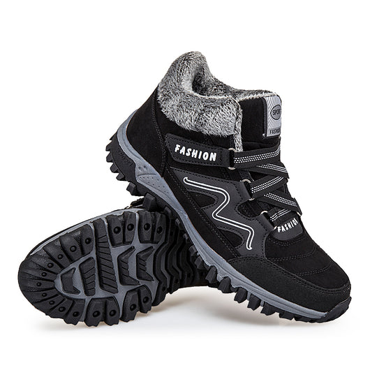 Zapatos de Algodón para Mujer con Forro de Terciopelo Cálido para la Nieve - Image 14