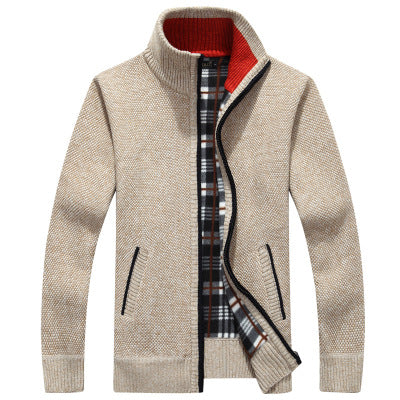 Cardigan de Cuello Alto para Hombre - Suéter Elegante y Versátil