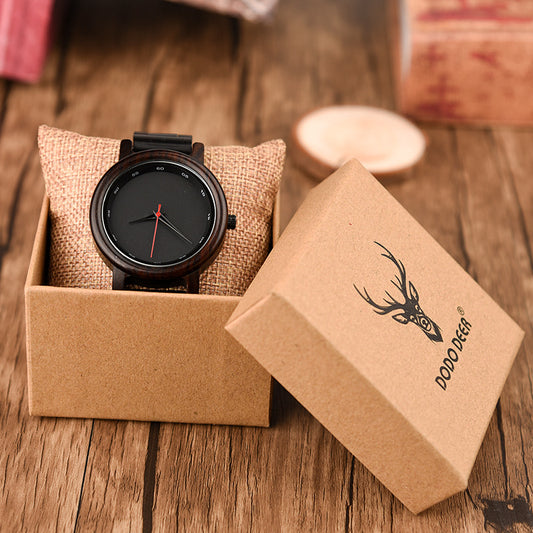 Reloj de Madera Ébano para Hombre - Image 2